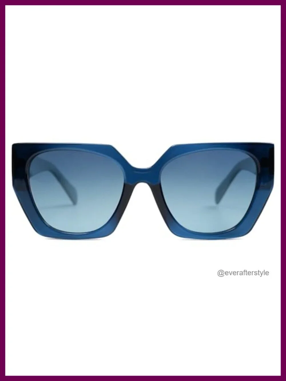 Oversized Polarized Sunglasses for Women Square Cateye UV400 Polycarbonate